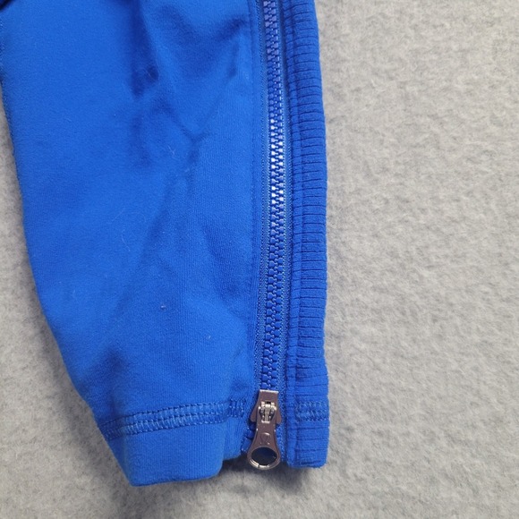Lululemon Leggings Women's 8 Blue Yoga Mid Rise Workout Activewear Zip‎ Ankle - Picture 10 of 10